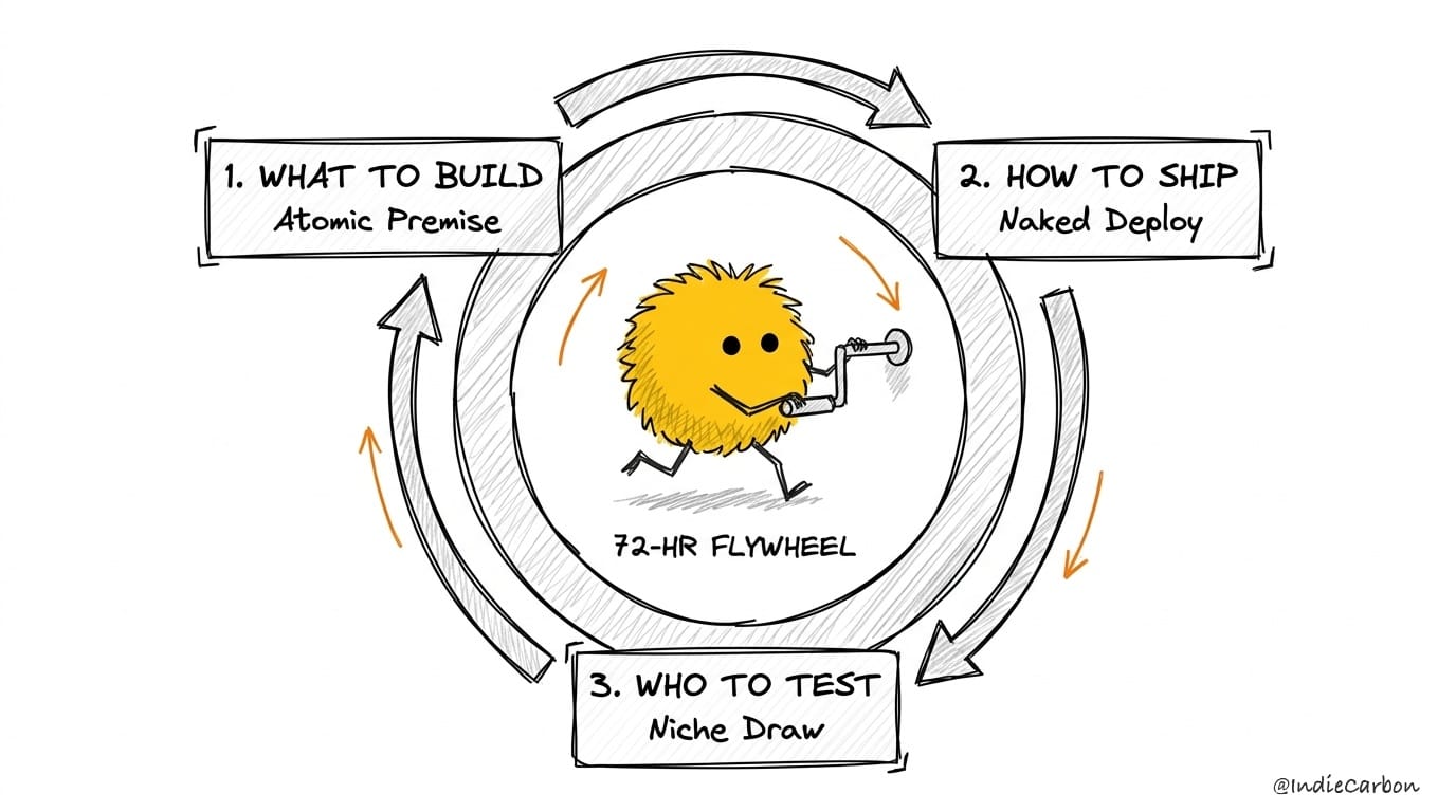 The Open Mic Flywheel: 72-Hour Rapid Cycle